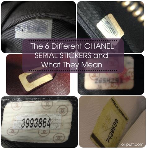 vintage chanel cc not in the middle|Chanel serial number sticker.